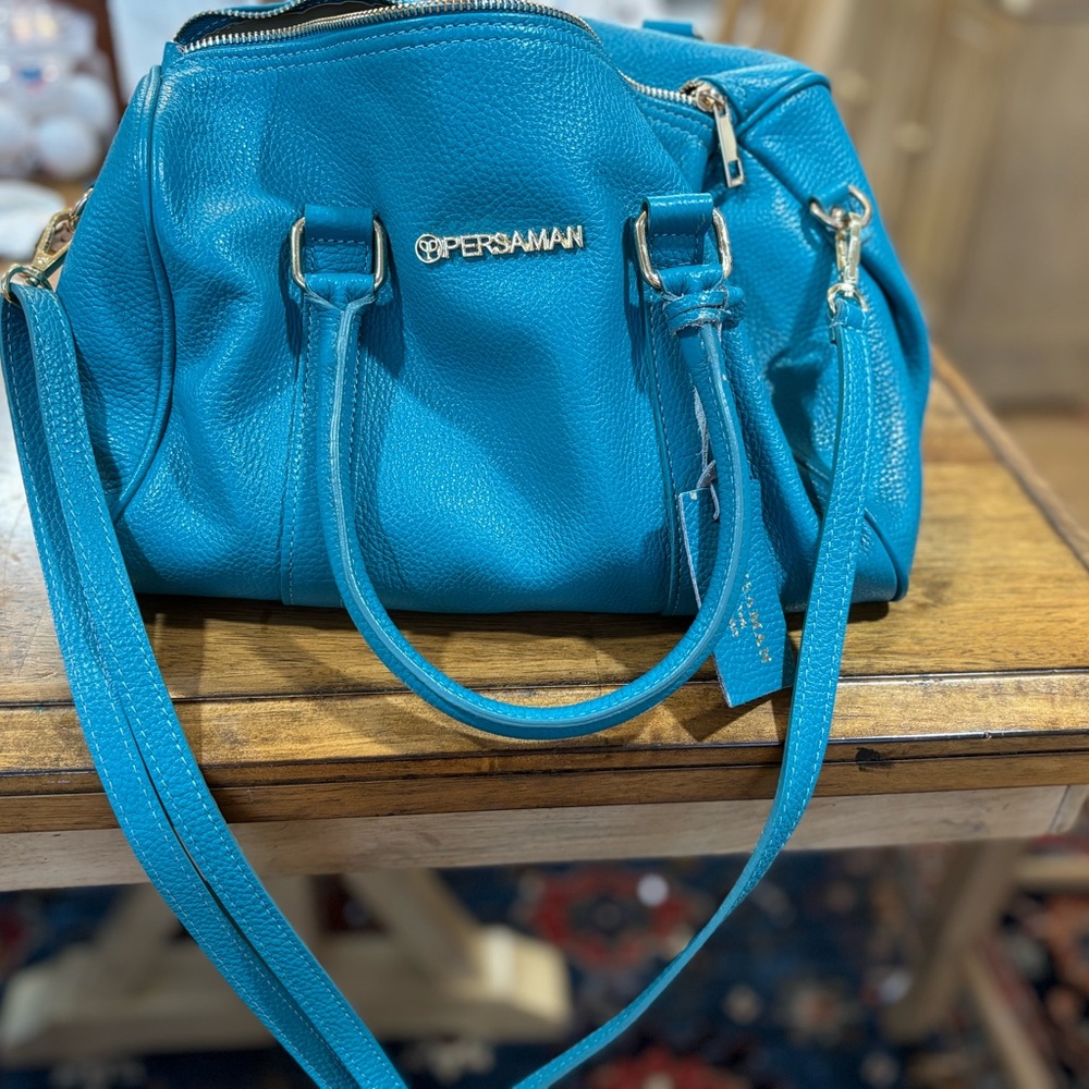 Persaman New York Vibrant Blue Satchel